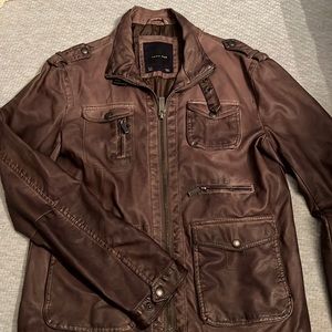 Zara Mens brown jacket. Great for spring. Normal use.